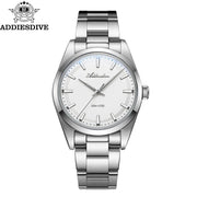 ADDIESDIVE 36mm Quartz Watch — AR-Coated Dome Glass, Luminous, 100m (AD2066)