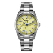 BERNY 39mm Quartz Watch — Sapphire Crystal, AR Coating, 316L Steel, 100m