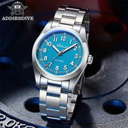ADDIESDIVE Quartz Watch — Sapphire Crystal, Japanese Movement, Super Luminous, 100m