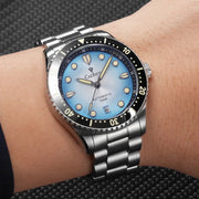 CADISEN Automatic Watch — Miyota 8215, Sapphire Crystal, Ceramic Bezel Ring
