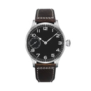 Corgeut 42mm Hand-Wound Watch — Sapphire Crystal, 316L Steel Case