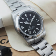 Corgeut 36/39mm Luxury Automatic Watch — White/Black Dial, Sapphire Crystal