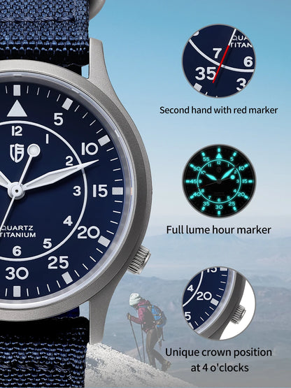Ventura Titanium Field Quartz | Unic Watches