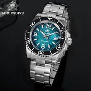 ADDIESDIVE 41mm Quartz Diver Watch — Rotating Bezel, BGW9 Luminous, 200m (AD2513)