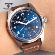 Tandorio 39mm Pilot Dive Watch — AR Sapphire, 20 BAR, Automatic, Luminous