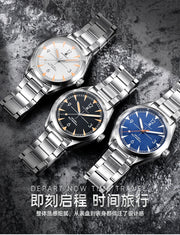 Corgeut 41mm Automatic Men's Watch — Japanese Movement, Sapphire Crystal, Steel Bracelet