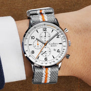 CADISEN Urban New Chronograph Men's Quartz Watch Top Luxury Watches For Men MIYOTA 0S10 AR Mirror Waterproof Canvas Men's Wristwatch