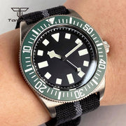 Tandorio 42mm Titanium Automatic Dive Watch — NH35 or PT5000, Sapphire, 20 BAR