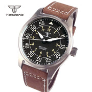 Tandorio 39mm Pilot Automatic Dive Watch — Miyota 8215, AR Sapphire, 20 BAR