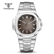 Tandorio 40mm Square Automatic Watch — Sapphire Crystal, Auto Date, NH35 or Miyota 8215