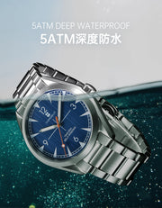 Corgeut 41mm Automatic Men's Watch — Japanese Movement, Sapphire Crystal, Steel Bracelet