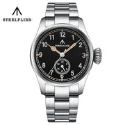 STEELFLIER SF746 Quartz Multi-Time-Zone Watch — VH60 Silent Sweep, 20 BAR