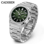 CADISEN Orbitron  Diver Watch Retro Luxury Sapphire MIYOTA 8215 German Designer Men Automatic Mechanical Watches 10Bar Waterproof Luminous