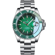 Tandorio 40mm Automatic Watch — Sapphire Crystal, Textured Dial, Date, Glide Clasp
