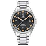 Corgeut 41mm Automatic Men's Watch — Japanese Movement, Sapphire Crystal, Steel Bracelet
