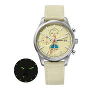 BERNY Chronograph Quartz Men Watch Luminous Miyota OS10 Top Luxury AR Coated Sapphire 5ATM Waterproof 2026 Sports Men’s Watches