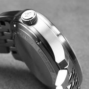CADISEN Meridian Baltic Automatic Mechanical Watch Man Silver Business Casual Waterproof Watch Japan MIYOTA 8215 Movement Domed Glass Mens Watch