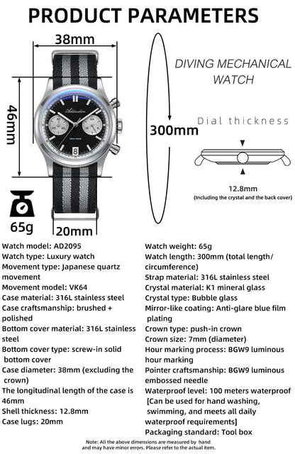 Naval Chronograph Quartz Watch | Unic Watches