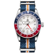 ADDIESDIVE GMT Diver Watch — Quartz 24-Hour, Bubble Glass, BGW9 Luminous, 200m