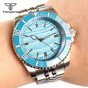 Tandorio 40mm Automatic Watch — Sand Dune Dial, Sapphire Crystal, NH35 or Miyota 8215