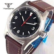 Tandorio 36mm Pilot Automatic Dive Watch — Miyota 8215, Butterfly Clasp, 20 BAR