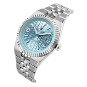 Corgeut Land-Dweller Honeycomb 40mm Luxury NH35 Sport Watch — Ice Blue, Sapphire Crystal