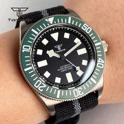 Tandorio 42mm Titanium Automatic Dive Watch — NH35 or PT5000, Sapphire, 20 BAR