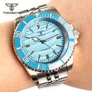 Tandorio 40mm Automatic Watch — Sand Dune Dial, Sapphire Crystal, NH35 or Miyota 8215