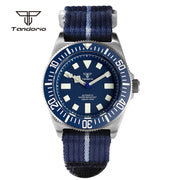 Tandorio 42mm Titanium Automatic Dive Watch — NH35 or PT5000, Sapphire, 20 BAR
