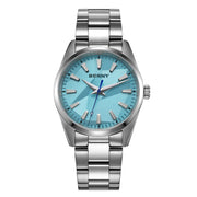 BERNY 39mm Quartz Watch — Sapphire Crystal, AR Coating, 316L Steel, 100m