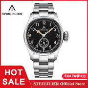 STEELFLIER SF746 Quartz Multi-Time-Zone Watch — VH60 Silent Sweep, 20 BAR