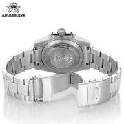 ADDIESDIVE Quartz Diver Watch — C3 Super Luminous, Stainless Steel, 200m