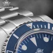 ADDIESDIVE Quartz Diver Watch — Ceramic Bezel, BGW9 Luminous, 200m, Gift Box
