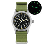 Militado ML05 Vintage Field Watch — VH31 Quartz, Sapphire Crystal, 38mm