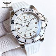 Tandorio 40mm Automatic Watch — Sand Dune Dial, Sapphire Crystal, NH35 or Miyota 8215