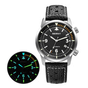 BERNY Automatic Watch — ST1612 Movement, Sapphire Crystal, AR Coating, 20 ATM