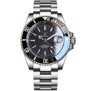 Tandorio 40mm Automatic Watch — Sapphire Crystal, Textured Dial, Date, Glide Clasp