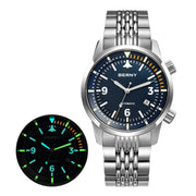 BERNY Automatic Watch — ST1612 Movement, Sapphire Crystal, AR Coating, 20 ATM