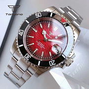 Tandorio 40mm Automatic Watch — Sapphire Crystal, Textured Dial, Date, Glide Clasp