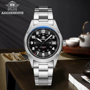 ADDIESDIVE 39mm Automatic Diver Watch — Sapphire Crystal, 200m, Miyota 8215