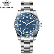 ADDIESDIVE 39mm Quartz Diver Watch — Ceramic Bezel, BGW9 Luminous, 200m (AD2068)