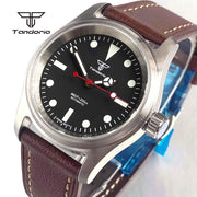Tandorio 36mm Pilot Automatic Dive Watch — Miyota 8215, Butterfly Clasp, 20 BAR