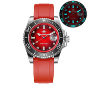 ADDIESDIVE Quartz Diver Watch — Ceramic Bezel, Luminous, 200m, Steel or Rubber Strap