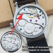 Corgeut 42mm Hand-Wound Watch — Sapphire Crystal, 316L Steel Case