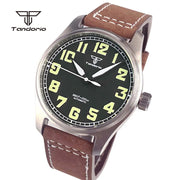 Tandorio 39mm Pilot Automatic Dive Watch — Miyota 8215, AR Sapphire, 20 BAR