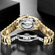 CADISEN Day Date Men Watches Luxury Automatic Watch Men AR Sapphire Glass Mechanical Wristwatch Men 10Bar MIYOTA 8285 Movt 2023 New