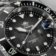 ADDIESDIVE Automatic Diver Watch — Blue Luminous, 200m, Gift Box (AD2536)