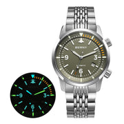 BERNY Automatic Watch — ST1612 Movement, Sapphire Crystal, AR Coating, 20 ATM