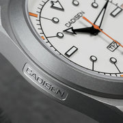 CADISEN TI-7 Autodyne Titanium Steel Automatic Mechanical Canvas Wristwatch MIYOTA 8215 Luminous Sapphire Waterproof Man Watches
