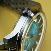 CADISEN Automatic Watch — Japanese Miyota 8215, Silver Steel, 10 ATM